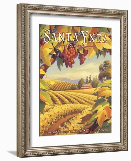 Santa Ynez Valley-Kerne Erickson-Framed Art Print