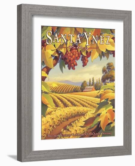 Santa Ynez Valley-Kerne Erickson-Framed Art Print