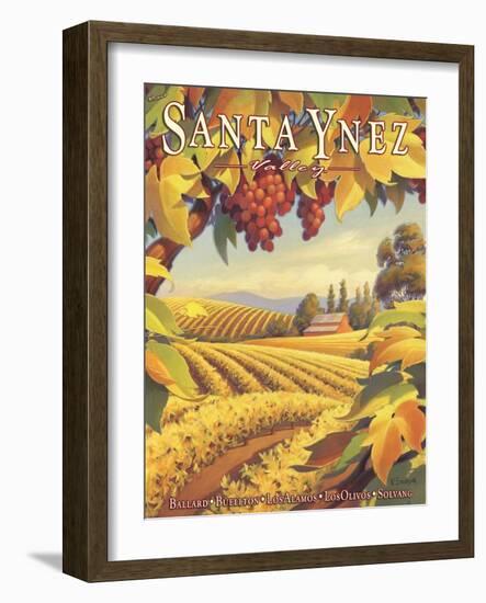 Santa Ynez Valley-Kerne Erickson-Framed Art Print