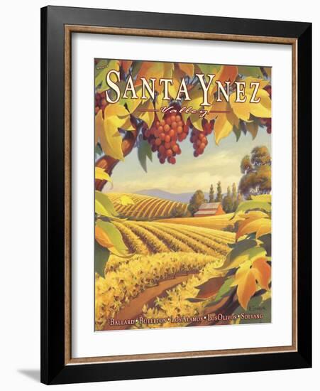 Santa Ynez Valley-Kerne Erickson-Framed Art Print