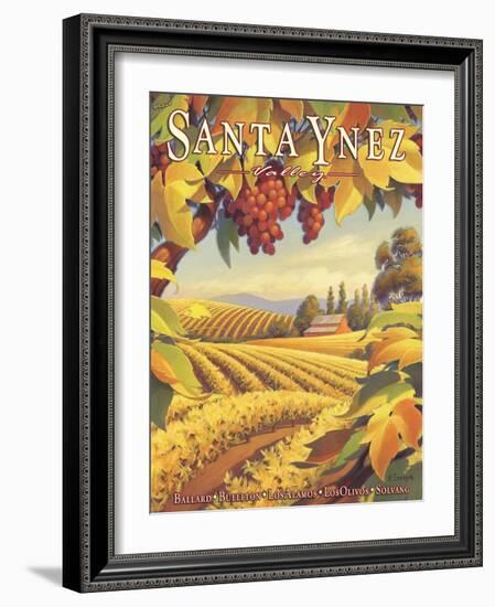 Santa Ynez Valley-Kerne Erickson-Framed Art Print