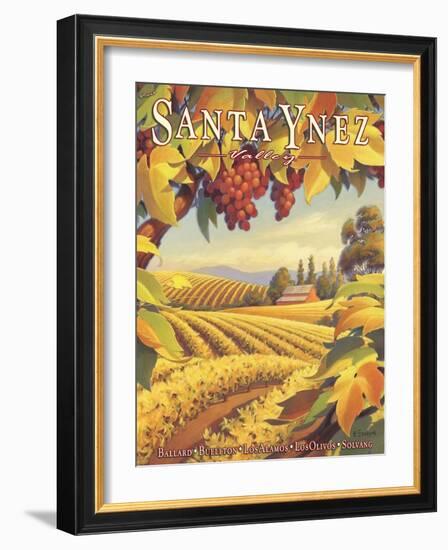 Santa Ynez Valley-Kerne Erickson-Framed Art Print