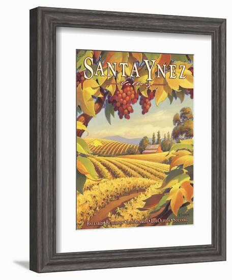 Santa Ynez Valley-Kerne Erickson-Framed Art Print