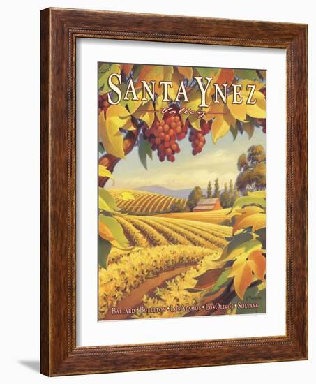 Santa Ynez Valley-Kerne Erickson-Framed Art Print