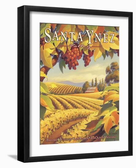 Santa Ynez Valley-Kerne Erickson-Framed Art Print