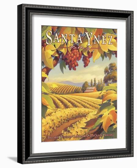 Santa Ynez Valley-Kerne Erickson-Framed Art Print