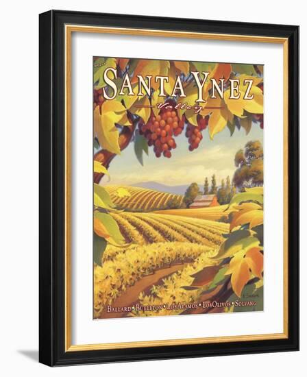 Santa Ynez Valley-Kerne Erickson-Framed Art Print