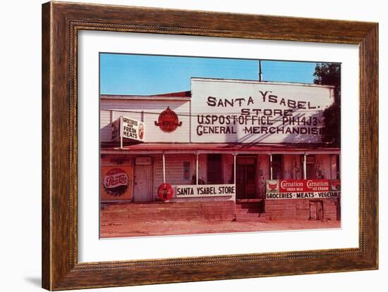 Santa Ysabel Store, Julian-null-Framed Art Print