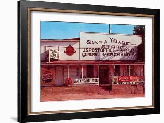 Santa Ysabel Store, Julian-null-Framed Art Print