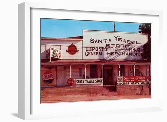 Santa Ysabel Store, Julian-null-Framed Art Print