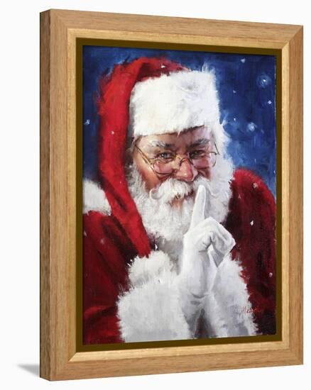 santa2-Meadowpaint-Framed Premier Image Canvas