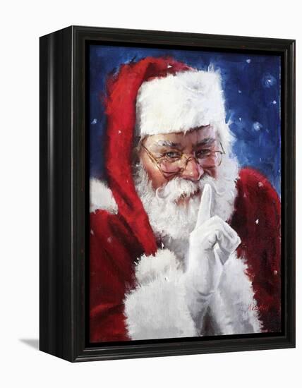 santa2-Meadowpaint-Framed Premier Image Canvas
