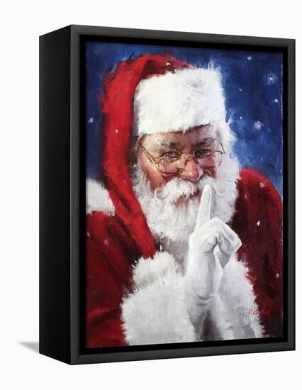 santa2-Meadowpaint-Framed Premier Image Canvas