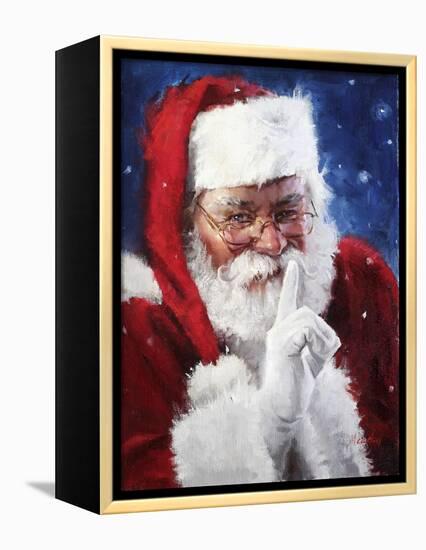 santa2-Meadowpaint-Framed Premier Image Canvas