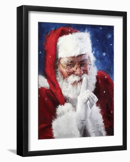 santa2-Meadowpaint-Framed Giclee Print