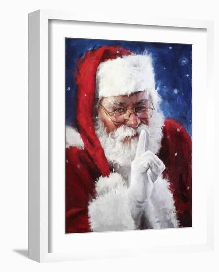 santa2-Meadowpaint-Framed Giclee Print