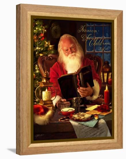 Santa-Jason Bullard-Framed Premier Image Canvas