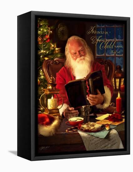 Santa-Jason Bullard-Framed Premier Image Canvas