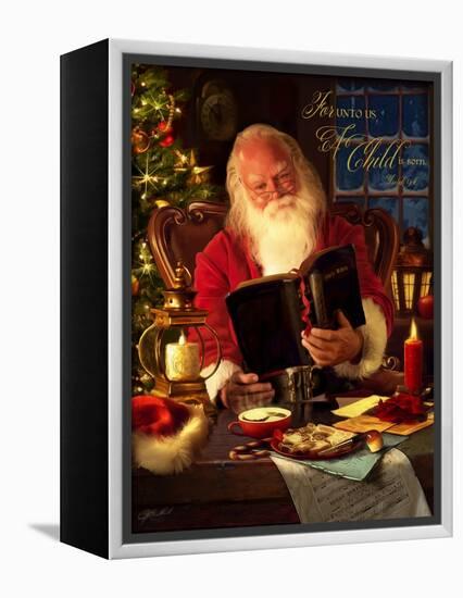 Santa-Jason Bullard-Framed Premier Image Canvas