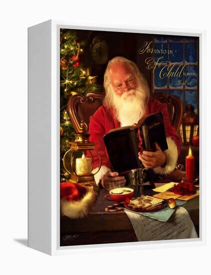 Santa-Jason Bullard-Framed Premier Image Canvas