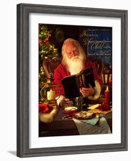 Santa-Jason Bullard-Framed Giclee Print