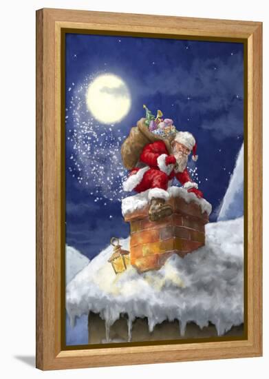 Santa-Art House Design-Framed Premier Image Canvas