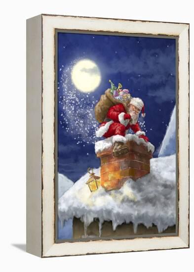 Santa-Art House Design-Framed Premier Image Canvas