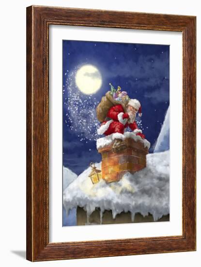 Santa-Art House Design-Framed Giclee Print