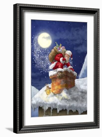 Santa-Art House Design-Framed Giclee Print