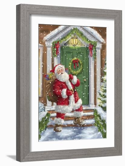 Santa-Art House Design-Framed Giclee Print