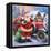 Santa-Art House Design-Framed Premier Image Canvas