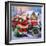 Santa-Art House Design-Framed Giclee Print