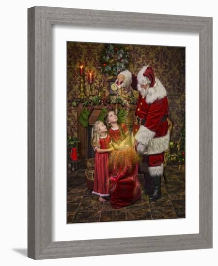 Santa-Santa’s Workshop-Framed Giclee Print