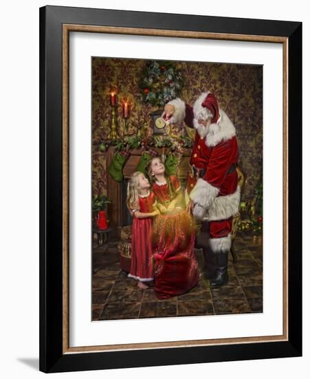 Santa-Santa’s Workshop-Framed Giclee Print