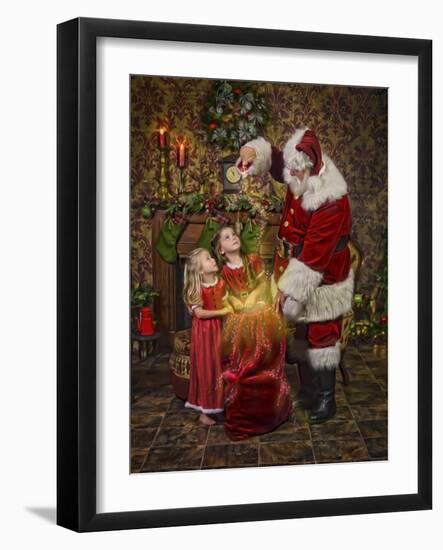 Santa-Santa’s Workshop-Framed Giclee Print