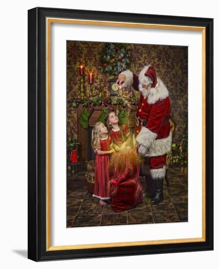 Santa-Santa’s Workshop-Framed Giclee Print