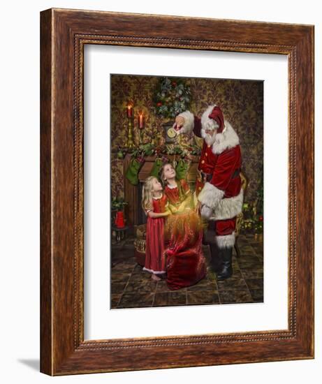 Santa-Santa’s Workshop-Framed Giclee Print