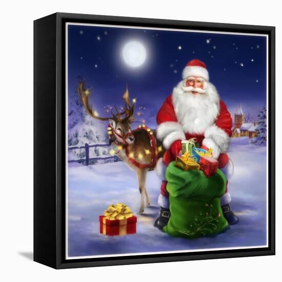 Santa-Art House Design-Framed Premier Image Canvas