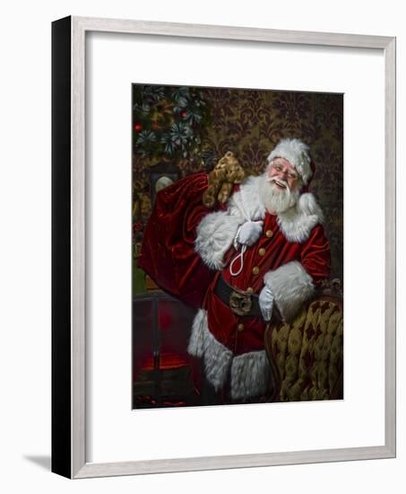 Santa-Santa’s Workshop-Framed Giclee Print