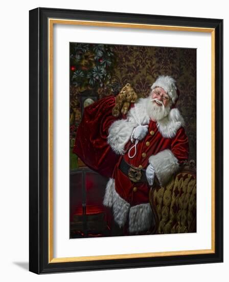 Santa-Santa’s Workshop-Framed Giclee Print