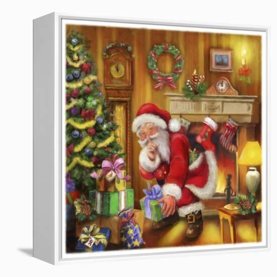 Santa-Art House Design-Framed Premier Image Canvas