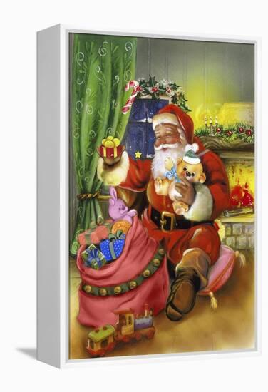 Santa-Art House Design-Framed Premier Image Canvas