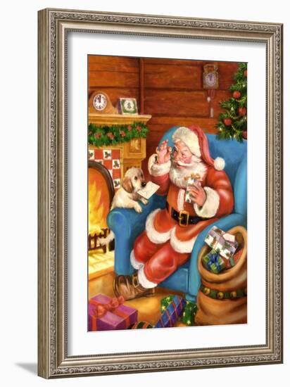 Santa-Art House Design-Framed Giclee Print