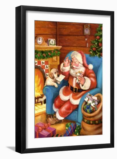 Santa-Art House Design-Framed Giclee Print