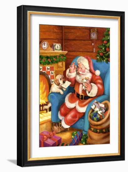 Santa-Art House Design-Framed Giclee Print