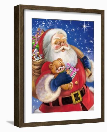 Santa-Art House Design-Framed Giclee Print