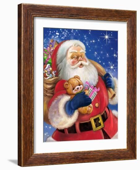 Santa-Art House Design-Framed Giclee Print