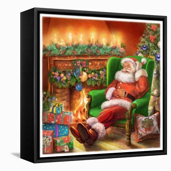 Santa-Art House Design-Framed Premier Image Canvas