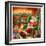 Santa-Art House Design-Framed Giclee Print