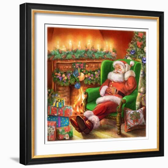 Santa-Art House Design-Framed Giclee Print